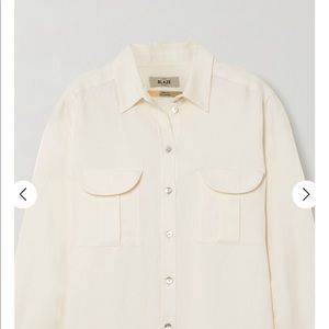 BLAZÉ MILANO Savannah Berber linen/silk shirt